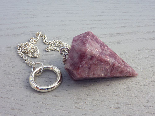 Lepidolite Pendulum