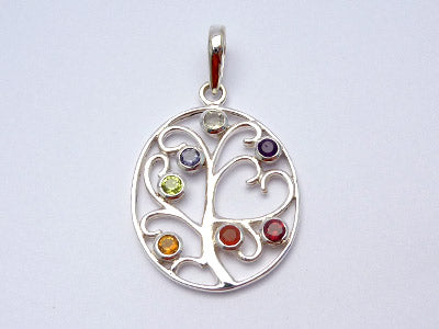 Chakra Tree Pendant