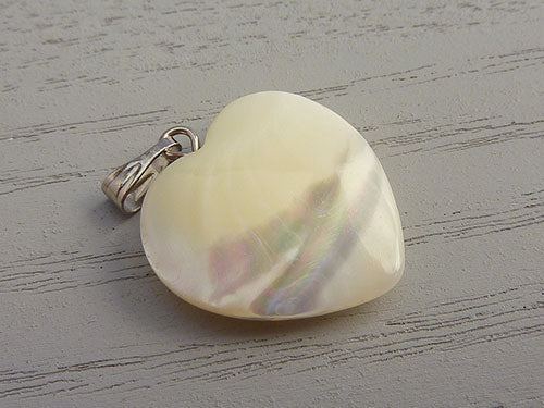Moonstone Heart Pendant - Small