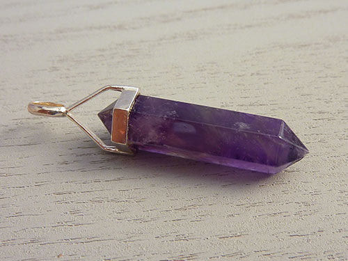 Amethyst Double Terminated Pendant