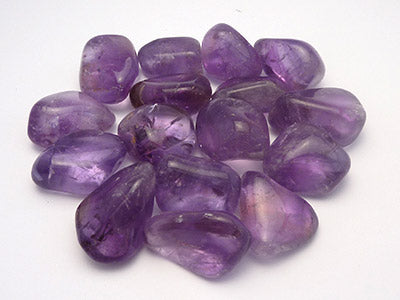 Amethyst tumbled stones