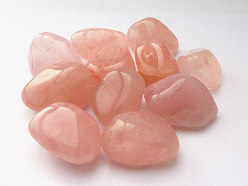 Rose Quartz Tumbled Stones - Large