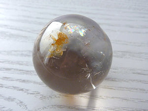 Clear Quartz Sphere with Inclusions 