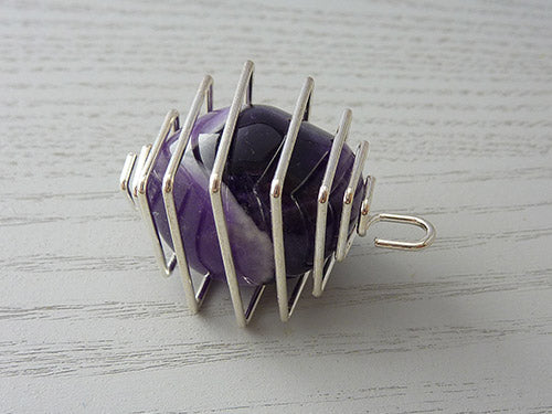 Sterling Silver Pendant Crystal Holder