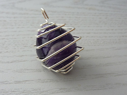 Sterling Silver Pendant Crystal Holder
