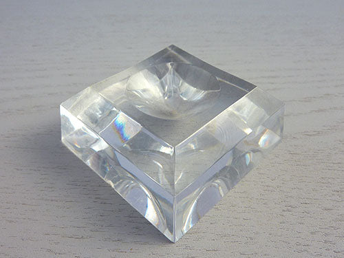 Acrylic Sphere Stand - 55mm Square