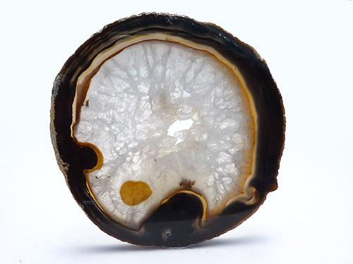 Agate Slice Large N - Natural Black