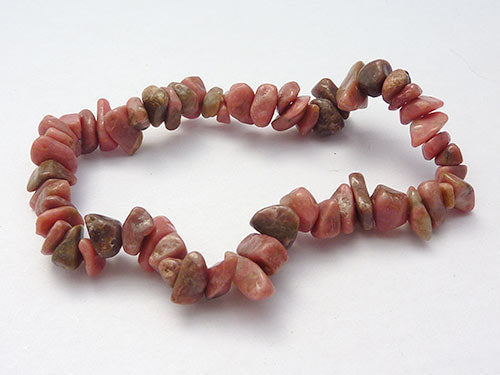 Single Strand Chip Bracelet - Rhondonite