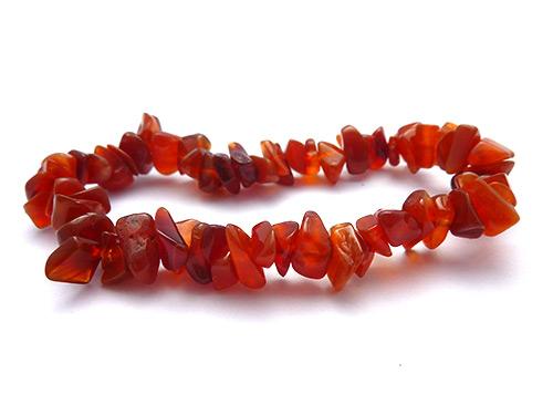 Buy Crystu Natural Carnelian Bracelet 12 mm Round Bead Crystal Stone  Bracelet for Reiki Healing and Crystal Healing Stones (Color : Orange/Red)  at Amazon.in