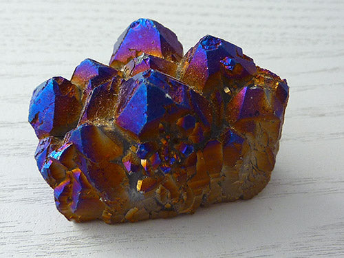 Cobalt Aura Quartz Cluster