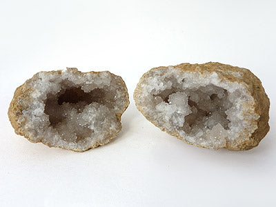 Cracked Quartz Geode A (2 piece)