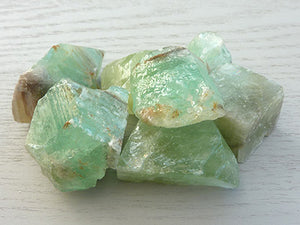 Natural Calcite pieces - Green