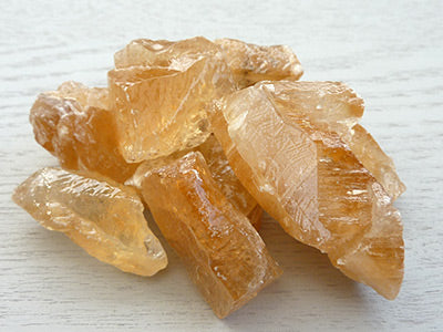 Natural Calcite pieces - Golden Honey