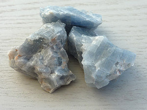 Natural Calcite pieces - Blue