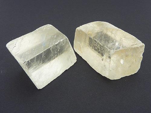 Clear Calcite Rhombic Cubes - Natural M