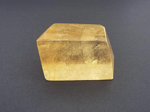 Golden Calcite Rhombic Cubes - Polished A