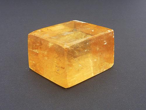 Golden Calcite Rhombic Cubes - Polished B