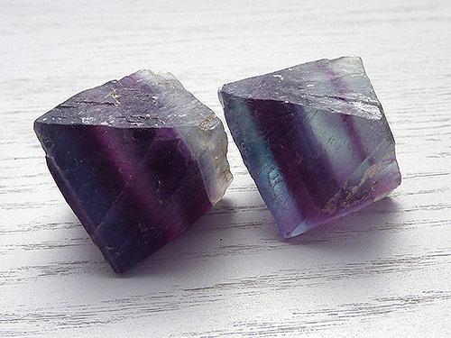 Fluorite Octahedron - Large Purple