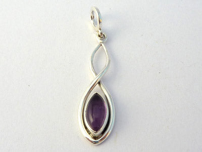 Amethyst Twist Pendant