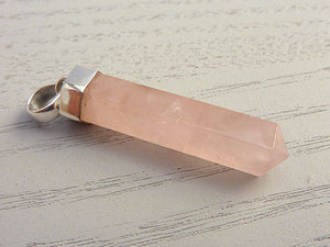 Rose Quartz Crystal Pendant