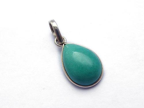 Turquoise Pear Shaped Drop Pendant
