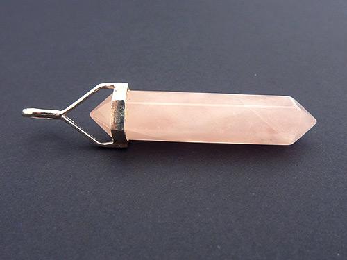 Rose Quartz Double Terminated Pendant