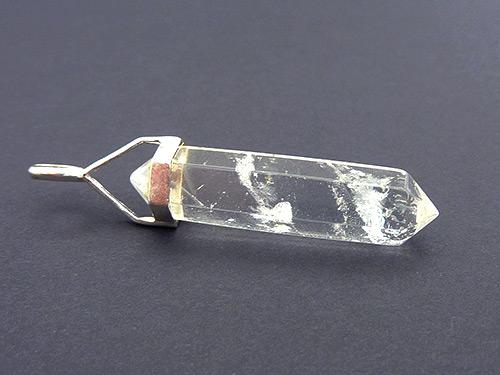 Clear Quartz Double Terminated Pendant