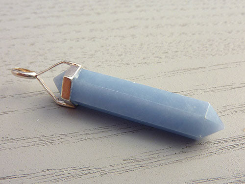Angelite Double Terminated Pendant