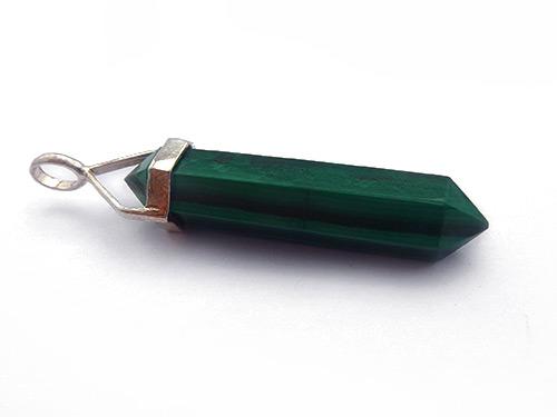 Malachite Double Terminated Pendant