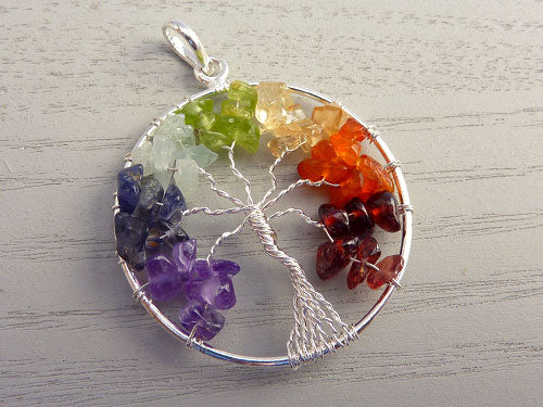 Tree of Life Chakra Pendant