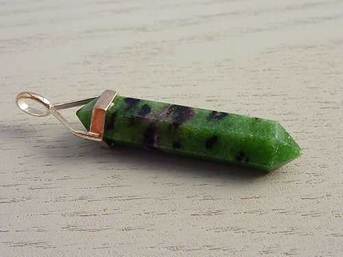 Ruby Zoiste Double Terminated Pendant