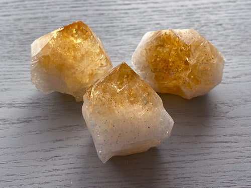 Citrine Flat Bottom Point