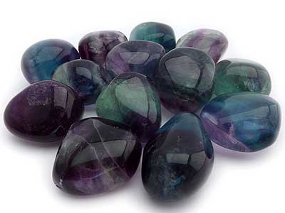 Fluorite Tumbled Stones A Grade