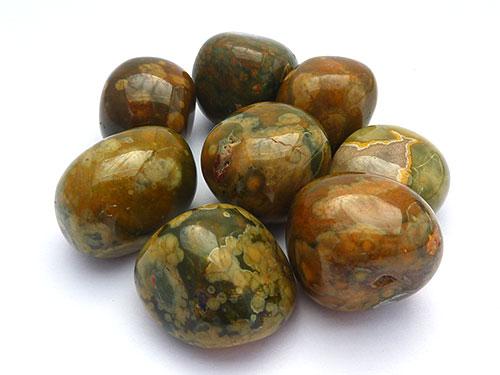 Rhyolite (Australian) - Rainforest Jasper Tumbled Stones