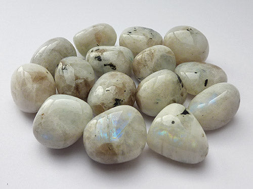 Rainbow Moonstone Tumbled Stones