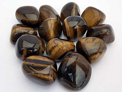 Tiger Eye Tumbled Stones